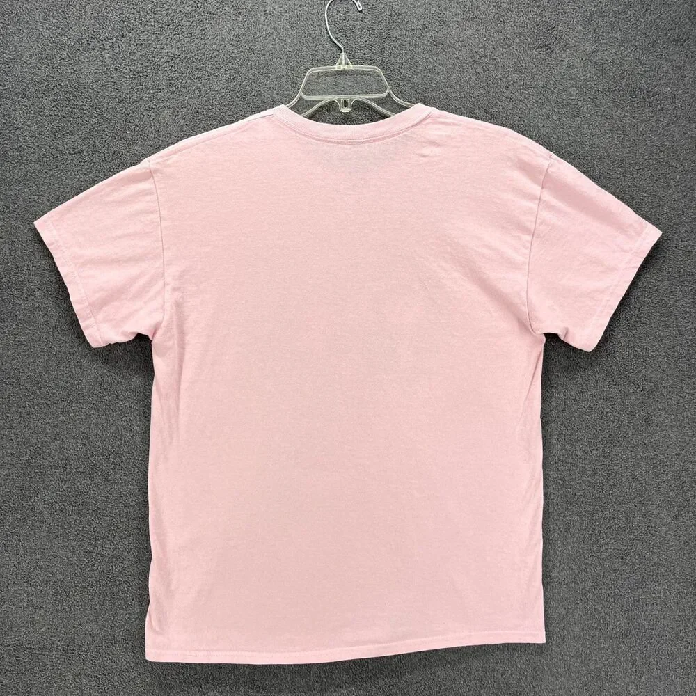 Youth Group T-shirt Adult Large Tee Pink‎ Panda squad short sleeve crew neck
